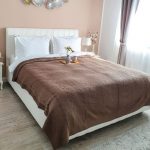 Cuvertura TRICOTATA Best Cotton Deco - 220x240 cm, 100% bumbac, maro