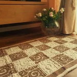 Covor decor - tesut - Bucle, 100% bumbac, maro 04 - imagine 3