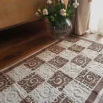 Covor decor - tesut - Bucle, 100% bumbac, maro 04 - imagine 2