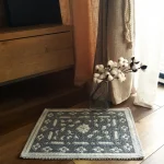 Covor decor de intrare - tesut - Bucle, 100% bumbac, 40x60cm, gri 02