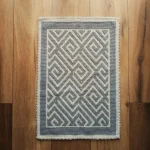 Covor decor de intrare - tesut - Bucle, 100% bumbac, 40x60cm, gri 03 - imagine 2