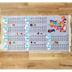 Covor de joaca pentru copii, antiderapant,  80x150 cm - Tabla inmultirii - imagine 4