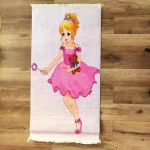 Covor de joaca pentru copii, antiderapant, 80x150 cm - Printesa - imagine 2