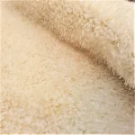 Covor decor - fir lung, 60 cm x100 cm, antiderapant, 100% fibre sintetice, ivoire - imagine 3