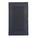 Covoras intrare antiderapant - Decor Greek Border uni, 45x75 cm, 100% pvc, negru - imagine 2