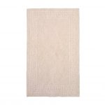 Covoras intrare antiderapant - Decor Greek Border uni, 45x75 cm, 100% pvc, bej