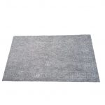 Covoras intrare antiderapant - Decor Greek Border uni, 45x75 cm, 100% pvc, gri antracit - imagine 3