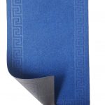 Covoras intrare antiderapant - Decor Greek Border uni, 45x75 cm, 100% pvc, albastru - imagine 2