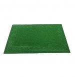 Covoras intrare antiderapant - Decor Greek Border uni, 45x75 cm, 100% pvc, verde - imagine 2
