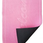 Covoras intrare - Welcome uni, 45x75 cm, antiderapant 100% pvc, roz - imagine 2