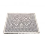 Covor decor de intrare - tesut - Bucle, 100% bumbac, 40x60 cm, gri 06 - imagine 4