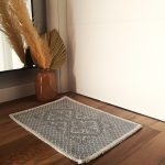 Covor decor de intrare - tesut - Bucle, 100% bumbac, 40x60 cm, gri 06 - imagine 2