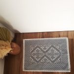 Covor decor de intrare - tesut - Bucle, 100% bumbac, 40x60 cm, gri 06 - imagine 3