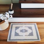 Covor decor de intrare - tesut - Bucle, 100% bumbac, 40x60 cm, gri 05