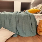 Cuvertura Best Cotton - Fagure, 220x240 cm,100% bumbac, vernil - imagine 3