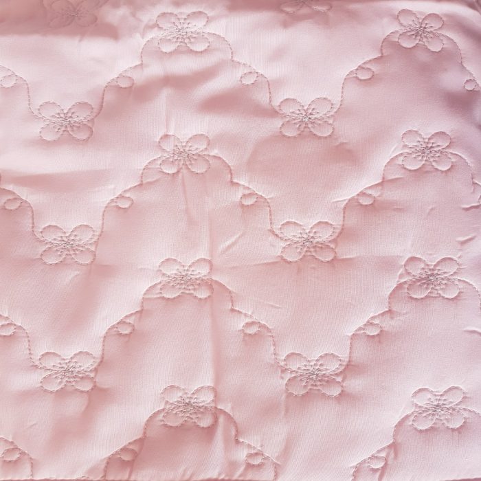 Cuvertura cu fete de perna, matlasate prin brodare Royal Home Yonica - 250x260 cm, pudra - imagine 2