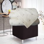 Cuvertura cu fete de perna, matlasate prin brodare Royal Home Bukle - 250x260 cm, pudra - imagine 11