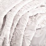 Set Cuvertură de pat extralarge Royal Home cu dantelă, 6 piese - Ivoire