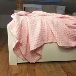 Cuvertura Best Cotton - Fagure, 220x240 cm,100% bumbac, roz pudra