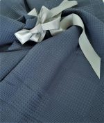 Cuvertura Best Cotton - Gofre, 220x240 cm,100% bumbac, bleumarin