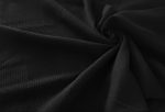 Cuvertura Best Cotton - Gofre, 220x240 cm,100% bumbac, negru