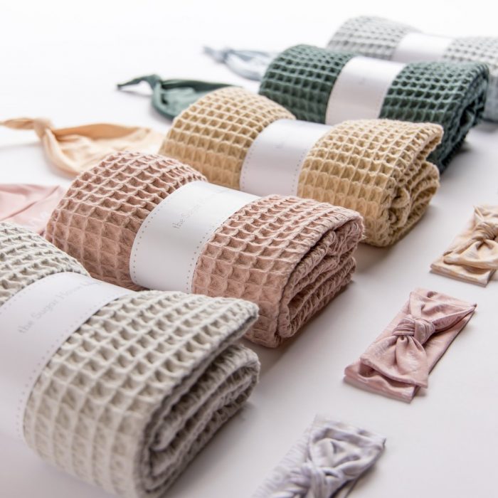 Pled copii Best Cotton - Fagure, 100x100 cm, 100% bumbac, roz - imagine 3