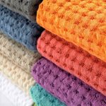 Cuvertura Best Cotton - Fagure 220x240 cm,100% bumbac, fuxia - imagine 3