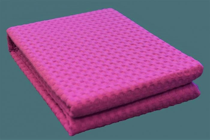 Cuvertura Best Cotton - Fagure 220x240 cm,100% bumbac, fuxia - imagine 2