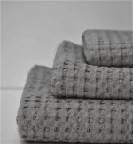 Pled copii Best Cotton - Fagure, 100x120 cm, 100% bumbac, gri - imagine 4