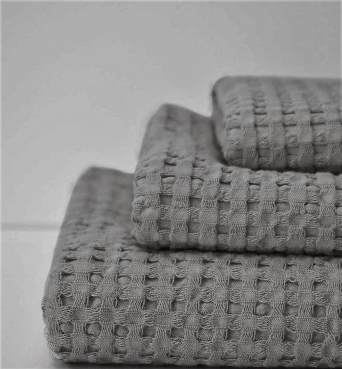 Pled copii Best Cotton - Fagure, 100x120 cm, 100% bumbac, gri - imagine 4