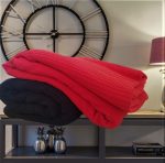 Cuvertura Best Cotton - Pique, 220x240 cm,100% bumbac, rosu - imagine 3