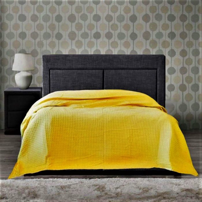 Cuvertura Best Cotton - Fagure, 220x240 cm,100% bumbac, aqua - imagine 18