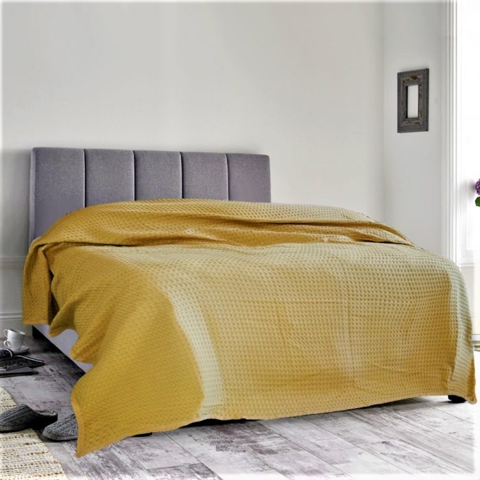 Cuvertura Best Cotton - Fagure, 220x240 cm,100% bumbac, aqua - imagine 19