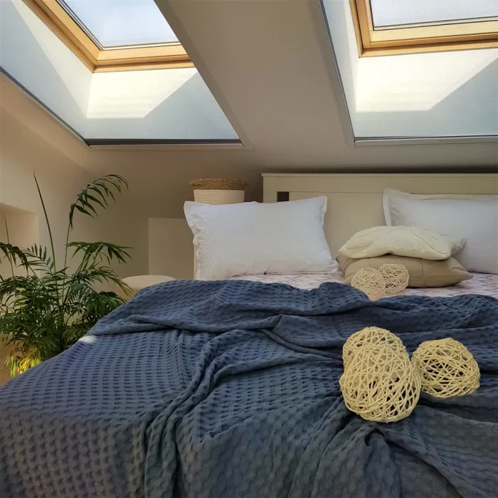 Cuvertura Best Cotton - Fagure, 220x240 cm,100% bumbac, gri dark - imagine 5