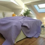 Cuvertura Best Cotton - Fagure, 220x240 cm,100% bumbac, mov - imagine 3