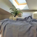 Cuvertura Best Cotton - Gofre, 220x240 cm,100% bumbac, gri mediu - imagine 6
