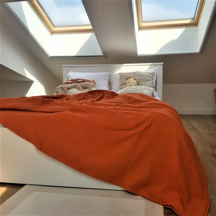 Cuvertura Best Cotton - Pique, 220x240 cm,100% bumbac, ceramic - imagine 5