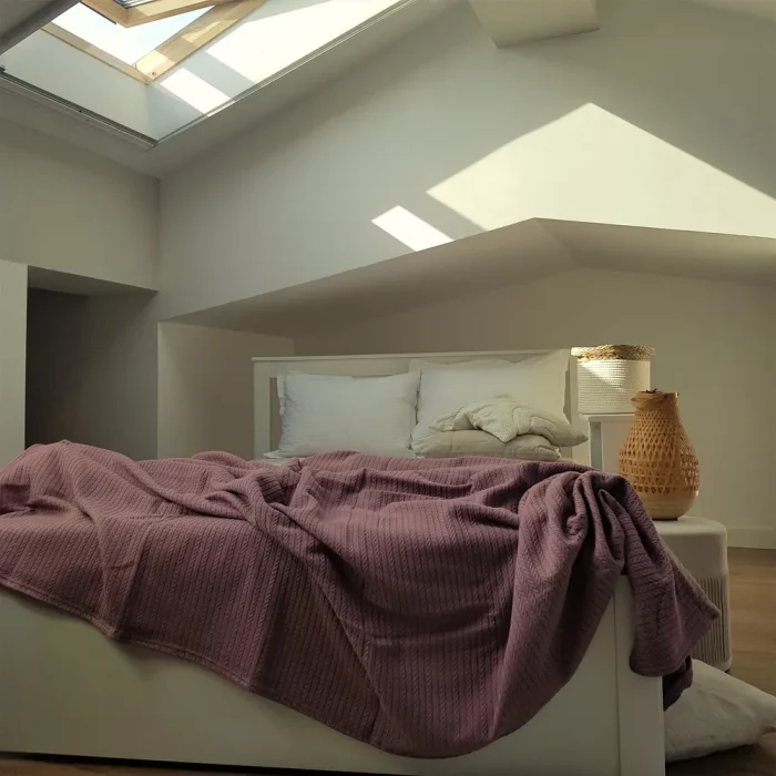 Cuvertura Best Cotton - Pique, 220x240 cm,100% bumbac, roz ars - imagine 3