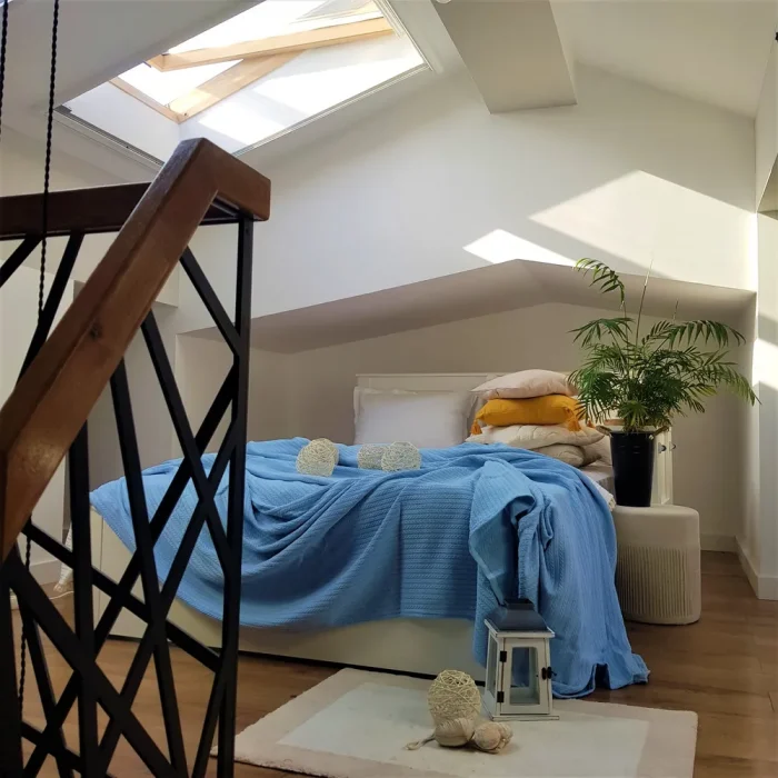 Cuvertura Best Cotton - Pique, 220x240 cm,100% bumbac, bleu - imagine 2