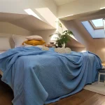 Cuvertura Best Cotton - Pique, 220x240 cm,100% bumbac, bleu - imagine 4