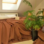 Cuvertura Best Cotton - Pique, 220x240 cm,100% bumbac, ciocolata - imagine 4