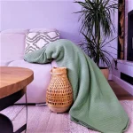 Cuvertura Best Cotton - Pique, 220x240 cm,100% bumbac, fistic - imagine 6