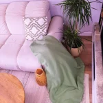 Cuvertura Best Cotton - Pique, 220x240 cm,100% bumbac, fistic - imagine 4