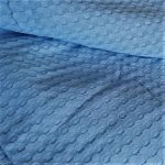 Cuvertura - Best Cotton - Fagure, 220x240 cm,100% bumbac, bleu - imagine 2