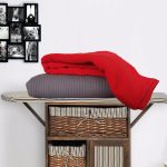 Cuvertura Best Cotton - Pique, 220x240 cm,100% bumbac, rosu - imagine 2