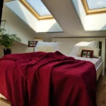 Cuvertura Best Cotton - Pique, 220x240 cm,100% bumbac, bordo - imagine 2