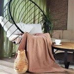 Cuvertura Best Cotton - Pique, 220x240 cm,100% bumbac, cacao