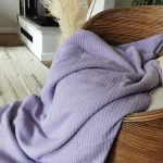 Cuvertura Best Cotton - Pique, 220x240 cm,100% bumbac, lila - imagine 2