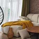 Cuvertura Best Cotton - Pique, 220x240 cm,100% bumbac, ocru - imagine 5