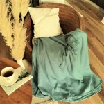 Cuvertura Best Cotton - Pique, 220x240 cm,100% bumbac, aqua marine